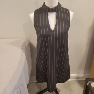 Anthropologie Everly Mini Dress Striped Size Small